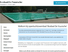 Tablet Screenshot of bosbaddevuursche.nl